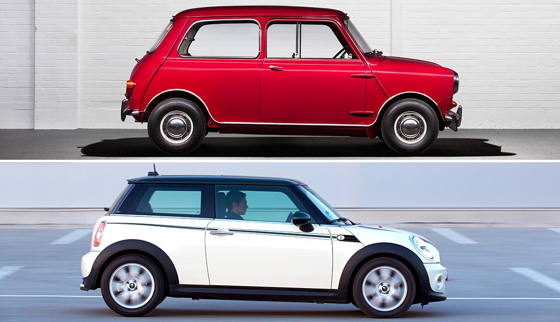 Classic Cars Then and Now - Mini Cooper