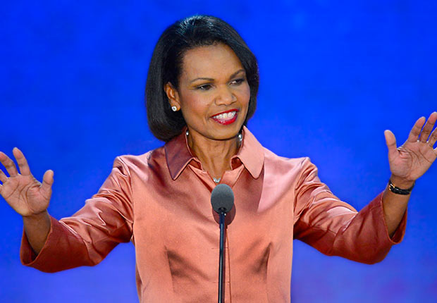 Former Secretary of State Condoleezza Rice