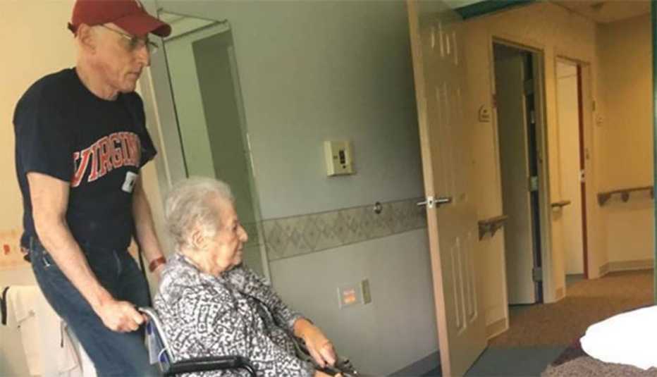 Barry J. Jacobs and his mother