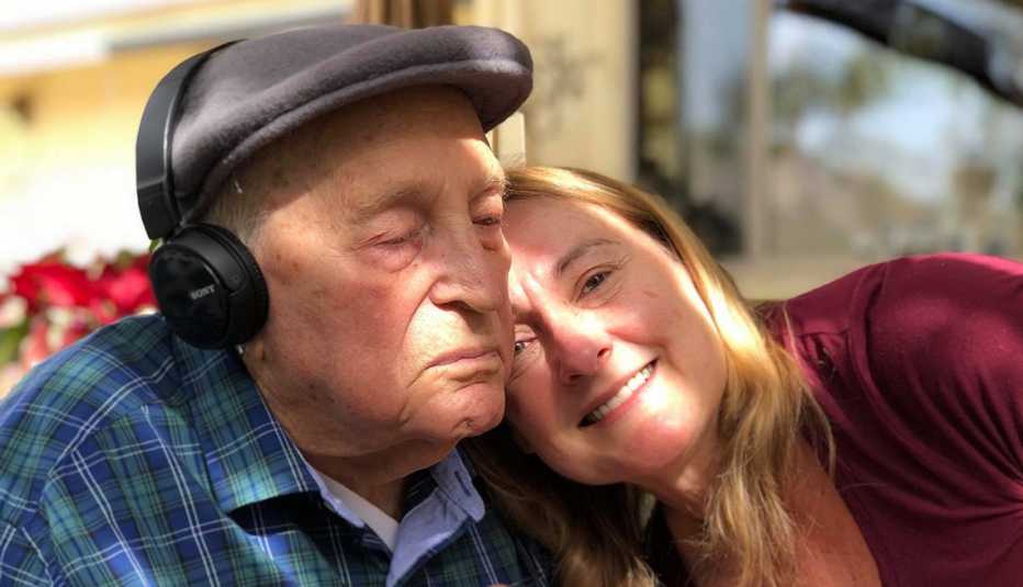 Amy goyer with her dad