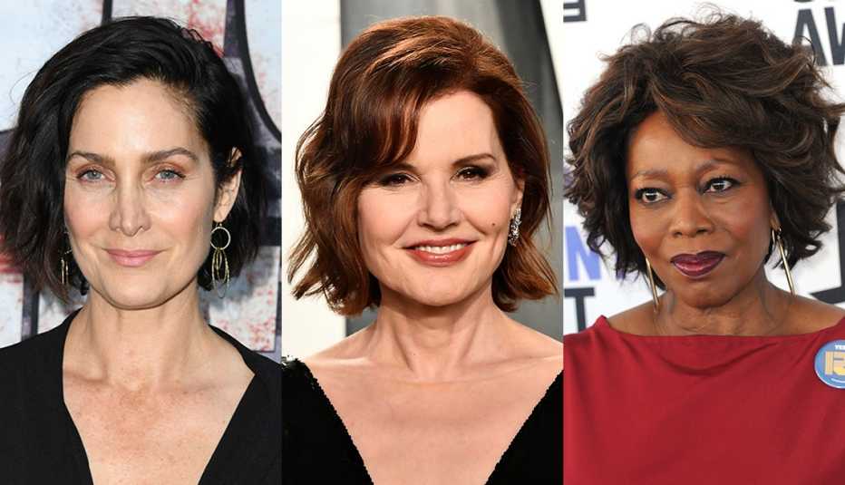 Carrie Anne Moss Geena Davis and Alfre Woodard