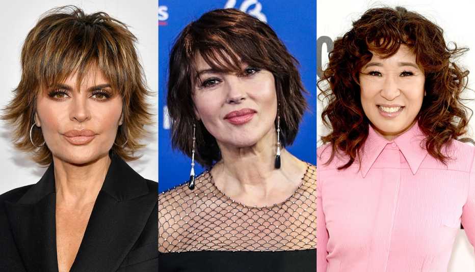Lisa Rinna Monica Bellucci and Sandra Oh