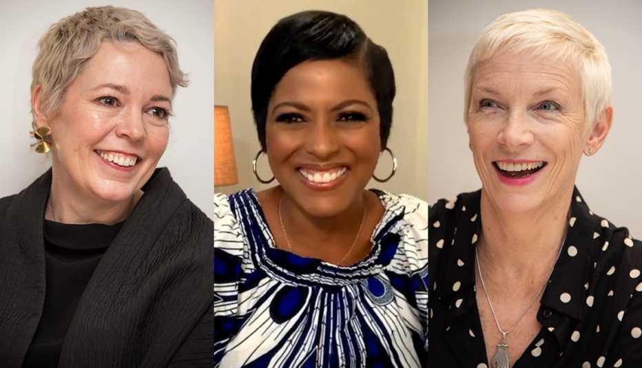 Olivia Colman Tamron Hall and Annie Lennox