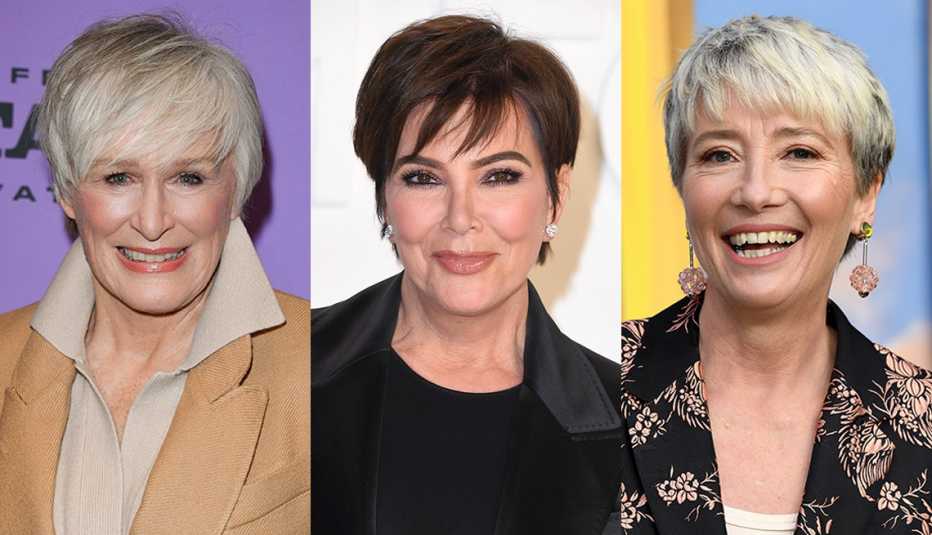 Glenn Close Kris Jenner and Emma Thompson