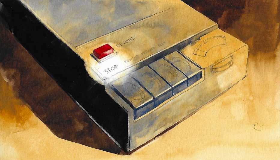 a voice recorder