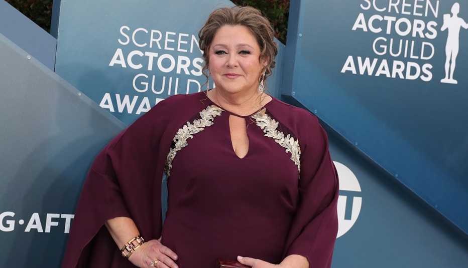 Actress Camryn Manheim on the red carpet at the 26th Annual Screen Actors Guild Awards