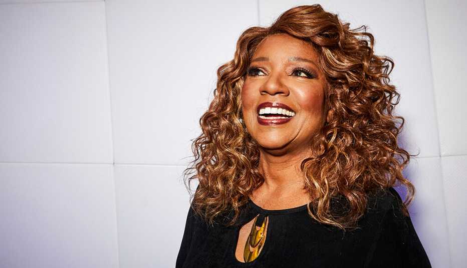 Singer Gloria Gaynor posing for a portrait in New York. 