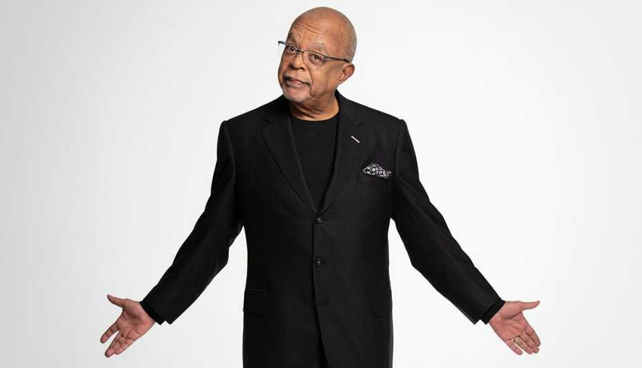 henry louis gates junior posing for a a r p