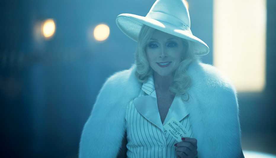 jane krakowski as bobbie flanagan in a still from Schmigadoon!