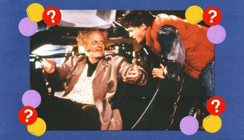 Christopher Lloyd and Michael J. Fox in 'Back to the Future'