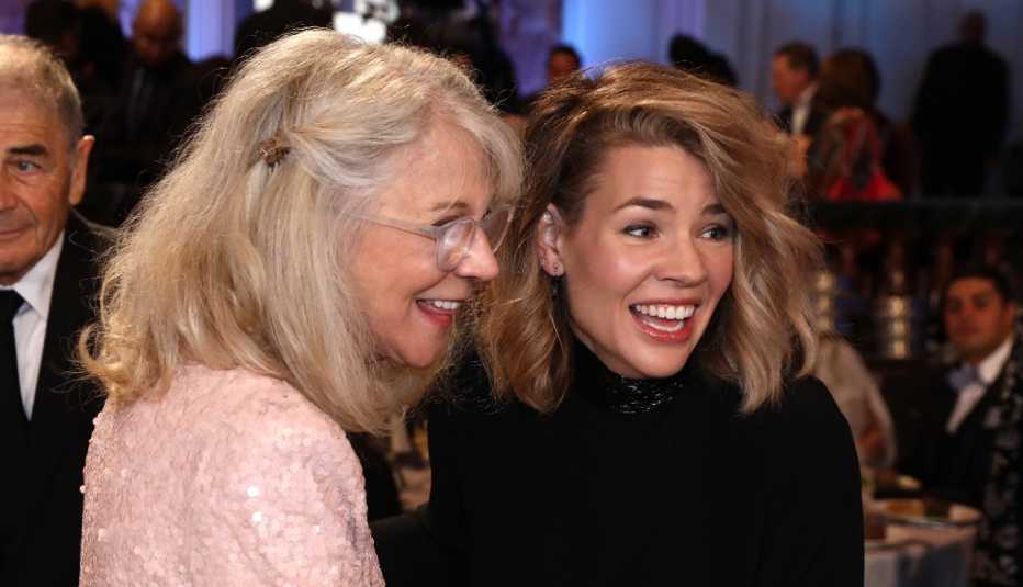 Blythe Danner and Elizabeth Chomko