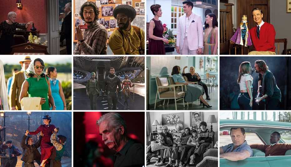 Scenes from various movies