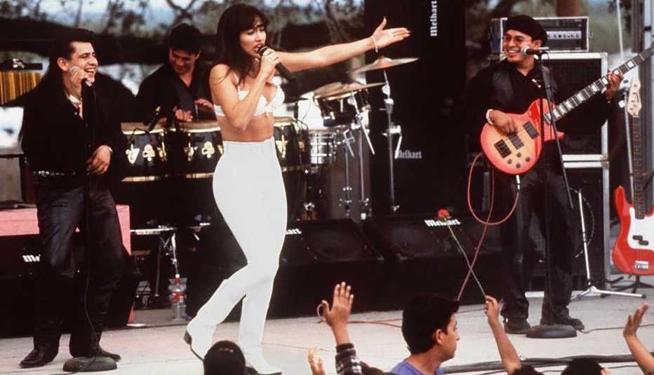 Jennifer Lopez in a scene from "Selena."