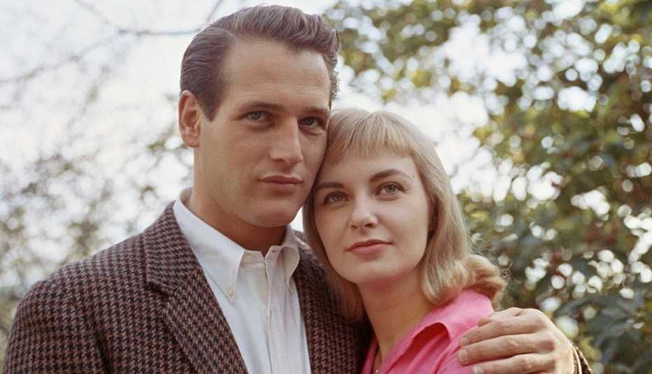Paul Newman and Joanne Woodward