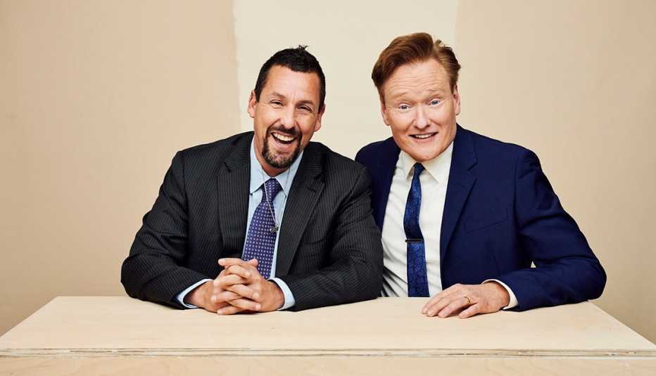 Adam Sandler and Conan O'Brien
