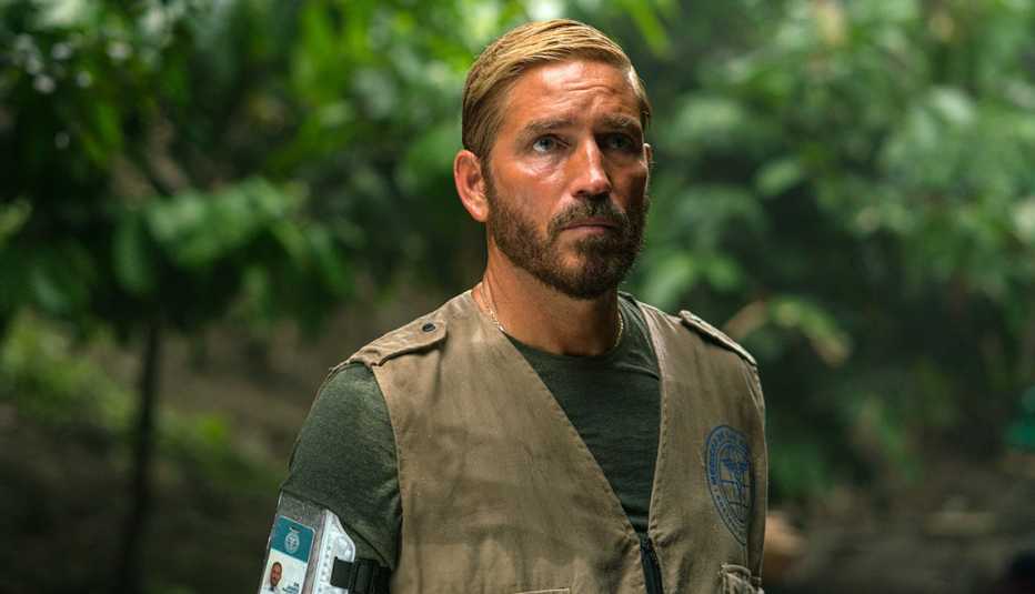 jim caviezel in a scene from the film sound of freedom
