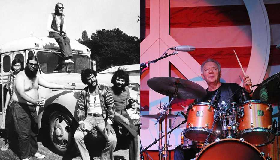Members of Canned Heat in 1960 and Adolfo de la Parra in 2015