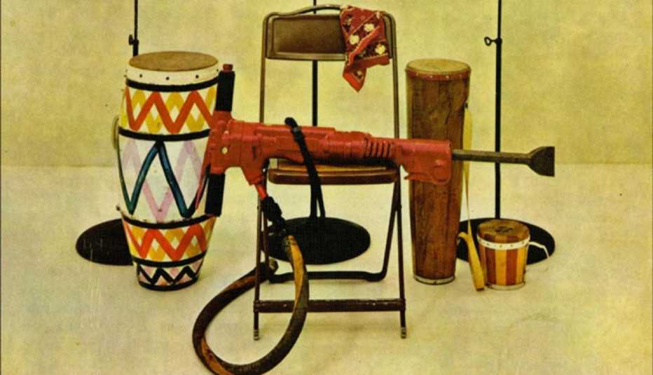 The album cover for Puente In Percussion