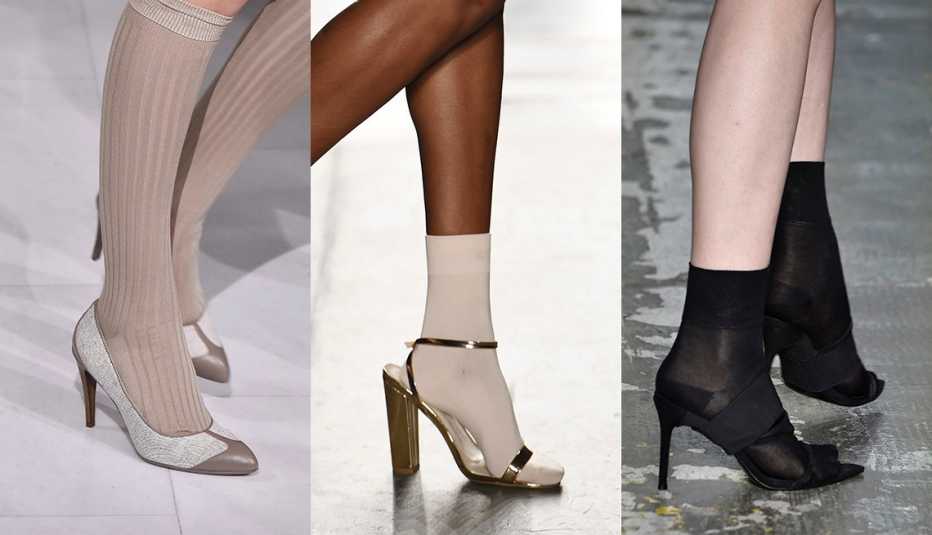 Socks with heels
