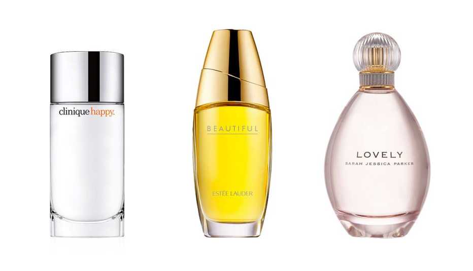 Clinique Happy Perfume Spray; Estee Lauder Beautiful  Eau de Parfum Spray; Lovely by Sarah Jessica Parker Eau de Parfum 