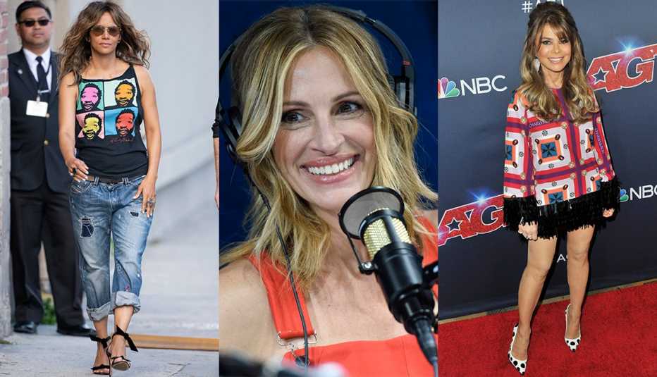 Halle Berry, Julia Roberts, Paula Abdul
