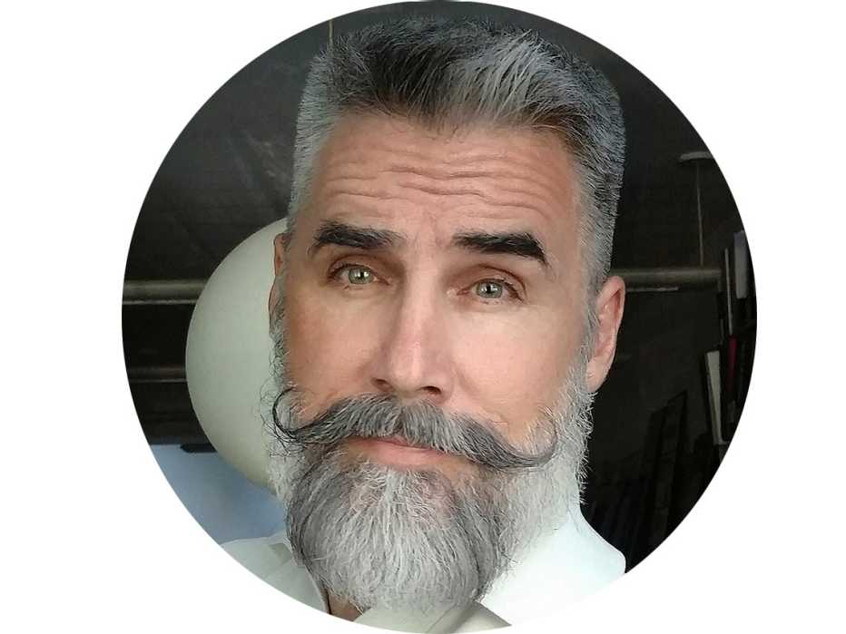 Greg Berzinsky with a stylish beard