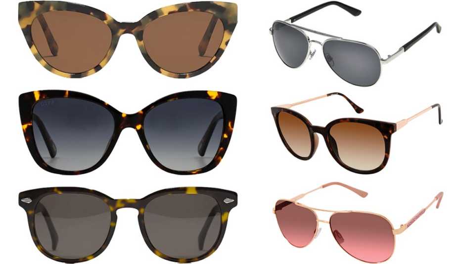 J Crew Pacific Cat Eye Sunglasses Foster Grant T P 0 5 Laundry by Design Womens Rectangular Sunglasses with 100 percent U V Protection Jessica Simpson Womens Metal Aviator Sunglasses with 100 percent U V protection J Crew Dock Sunglasses for Men