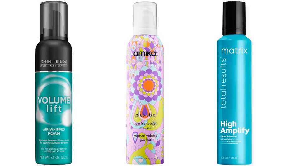 John Frieda Volume Lift Air Whipped Foam; John Frieda Volume Lift Air Whipped Foam; Matrix Total Results High Amplify Foam Volumizer Full Bodifying Mousse