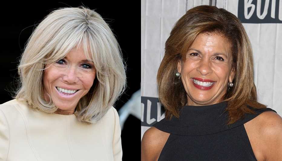 Brigitte Macron and Hoda Kotb
