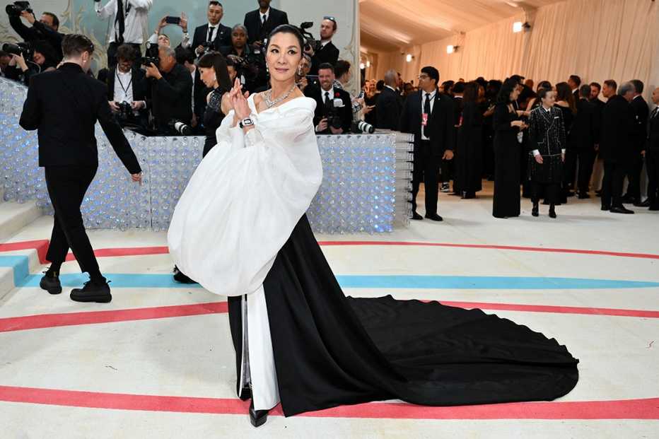 Michelle Yeoh at the 2023 Met Gala held at the Metropolitan Museum of Art in New York City