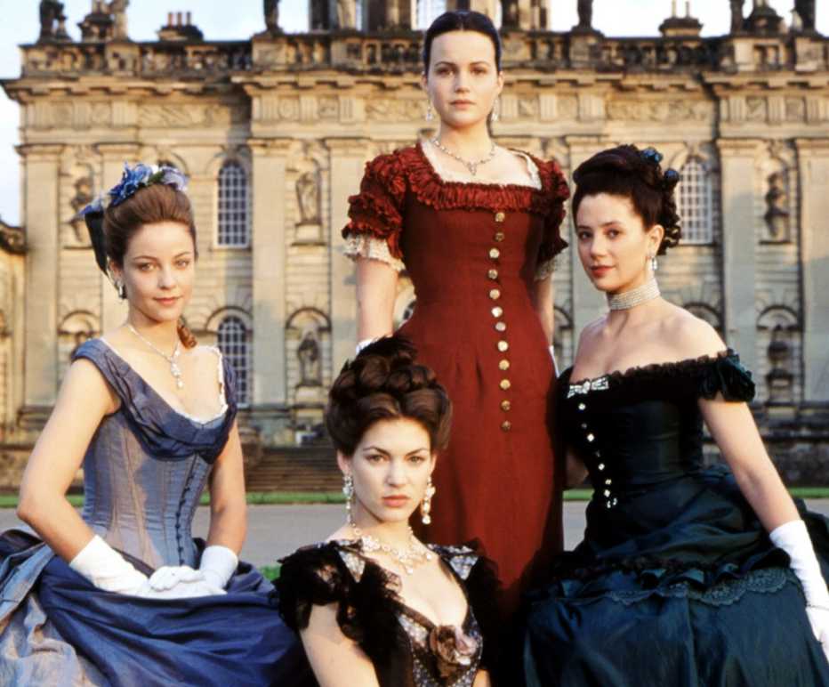 Alison Elliott, Rya Kihlstedt, Carla Gugino and Mira Sorvino star in the TV series The Buccaneers