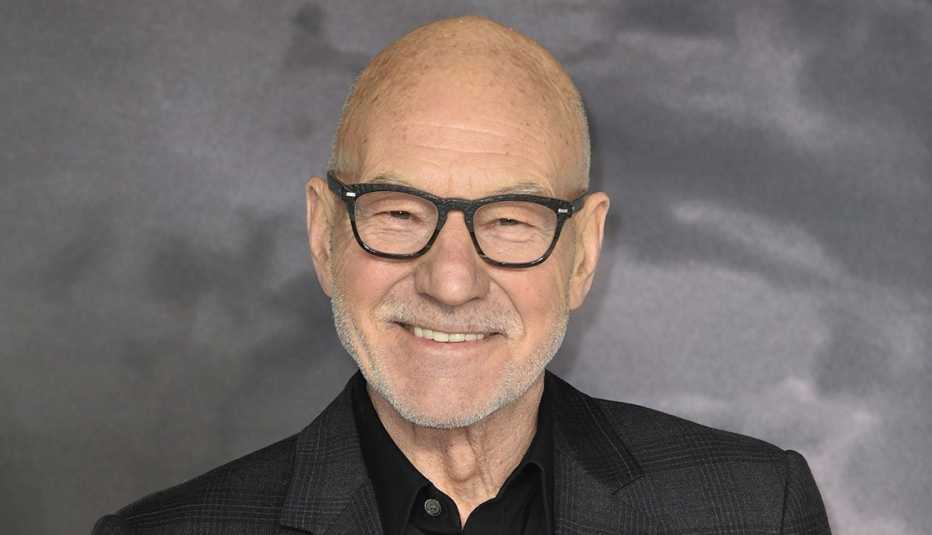 Sir Patrick Stewart attends the U K premiere of Star Trek Picard at Odeon Luxe Leicester Square