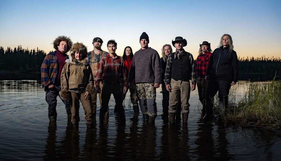 A group shot of the participants from Season 10 of The HISTORY Channel series Alone