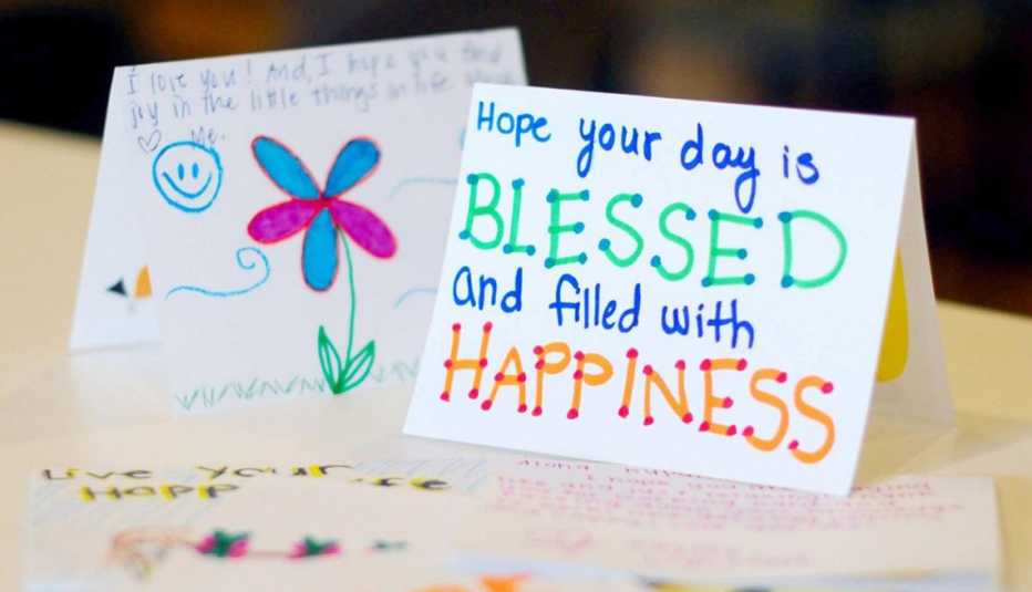 letters from Love for our Elders on a table