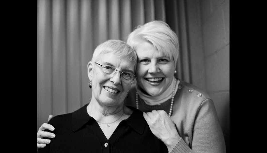 left bonnie meyer and right katharine halpin