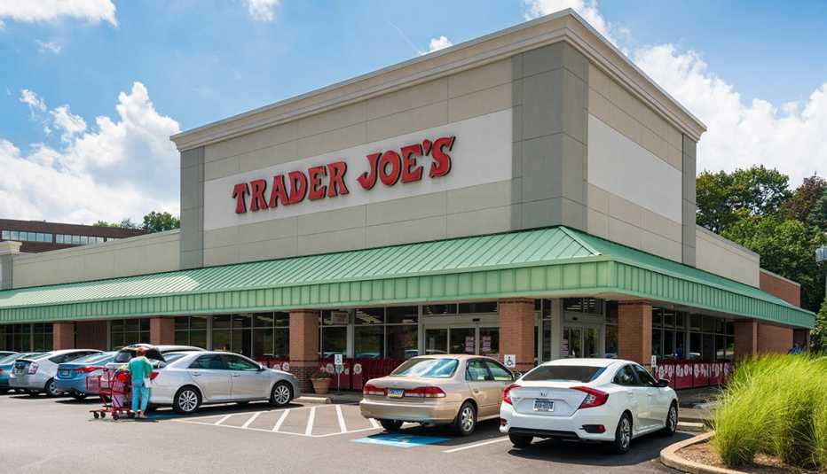 outside of a trader joes grocery store