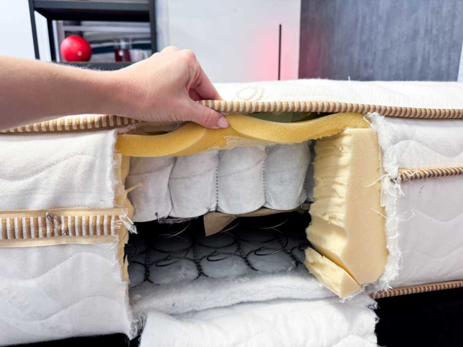 inside of a mattress