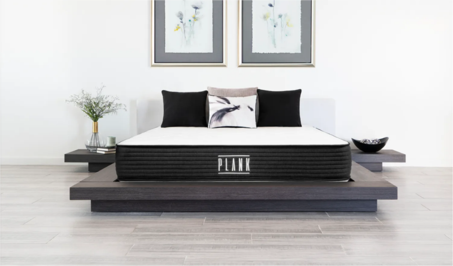 Plank Firm mattress on display