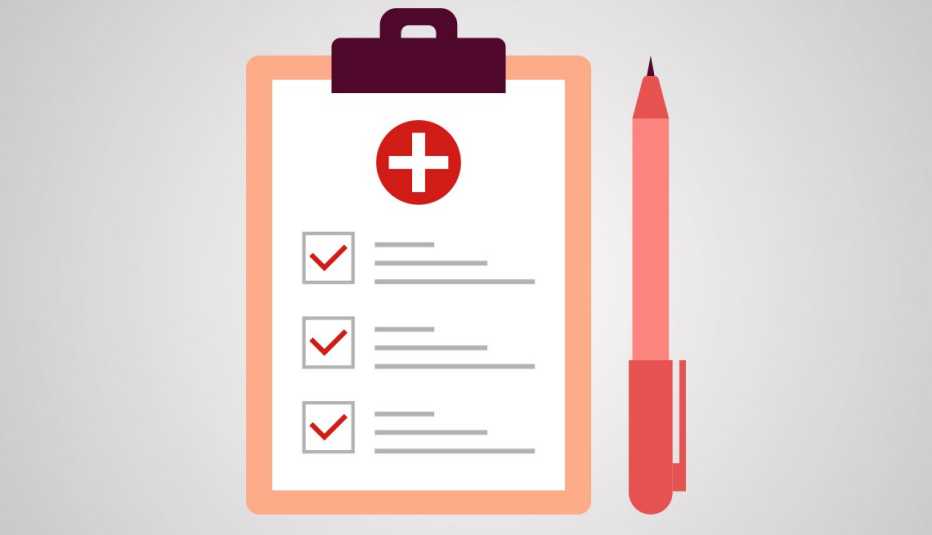 health checklist illustration
