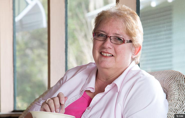Jane Jones attributes with eating oatmeal to her weight loss success so far
