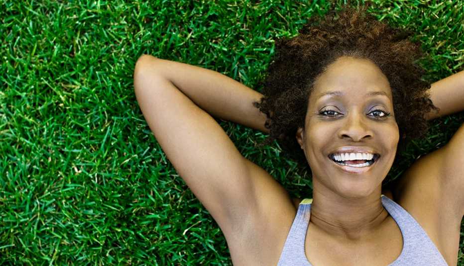 Mature woman, smiling, Personal Best: My Fitness