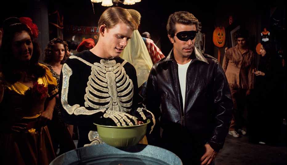 Ron Howard and Henry Winkler on Happy Days