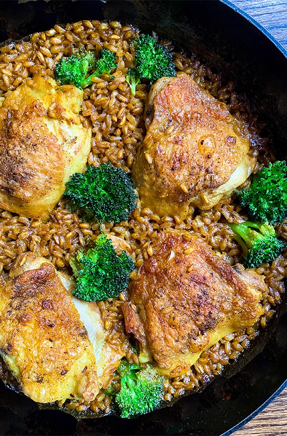 Lemon-Turmeric Chicken Thighs