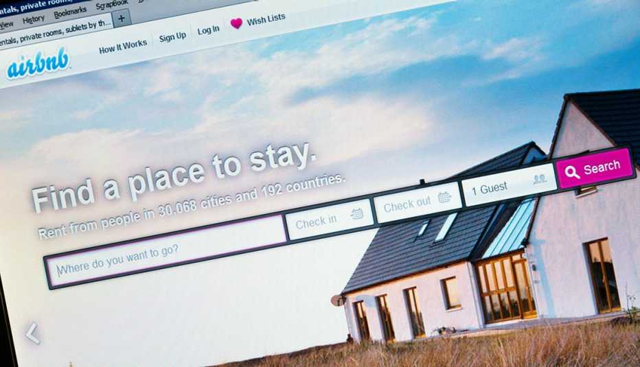 Screenshot, Laptop Screen, Computer, Airbnb, Home Hosting, AARP Livable Communities, Profitably Aging In Place