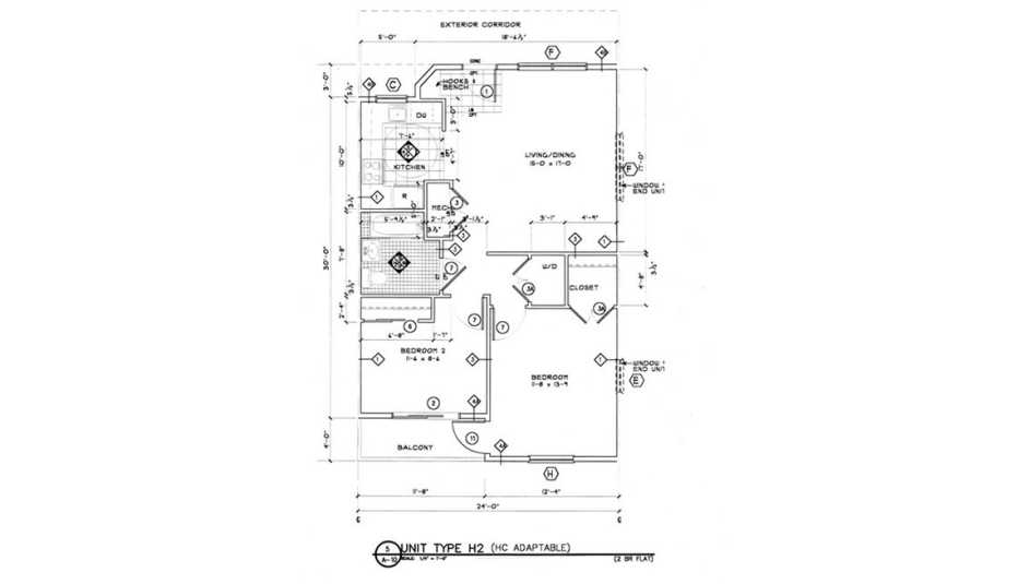 Floorplan For Co-Housing Residence, Livable Communities