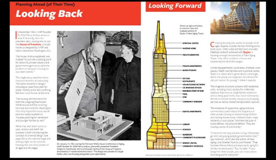 Two pages from the publication Making Room