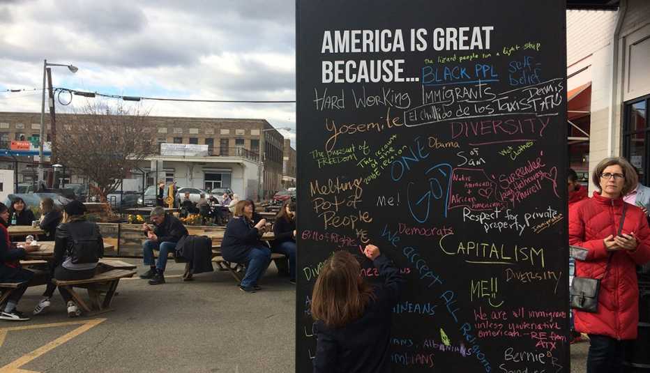 Union Market, Messages, sign board, Signs that Say So Much
