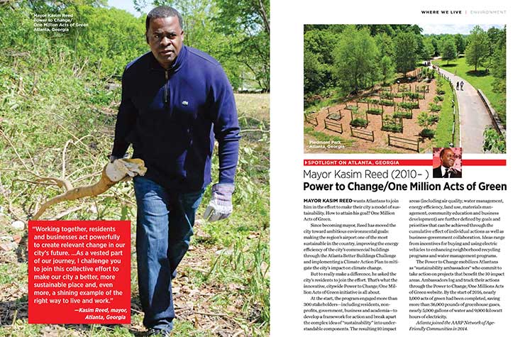 Mayor Kasim Reed as seen in the book Where We Live