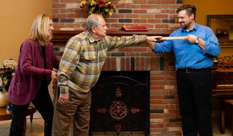 A physical therapy demonstration in Auburn Hills, Michigan