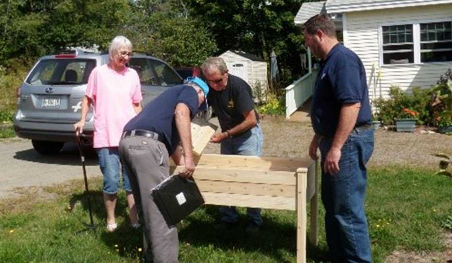 Garden Boxes in Bowdoinham Maine